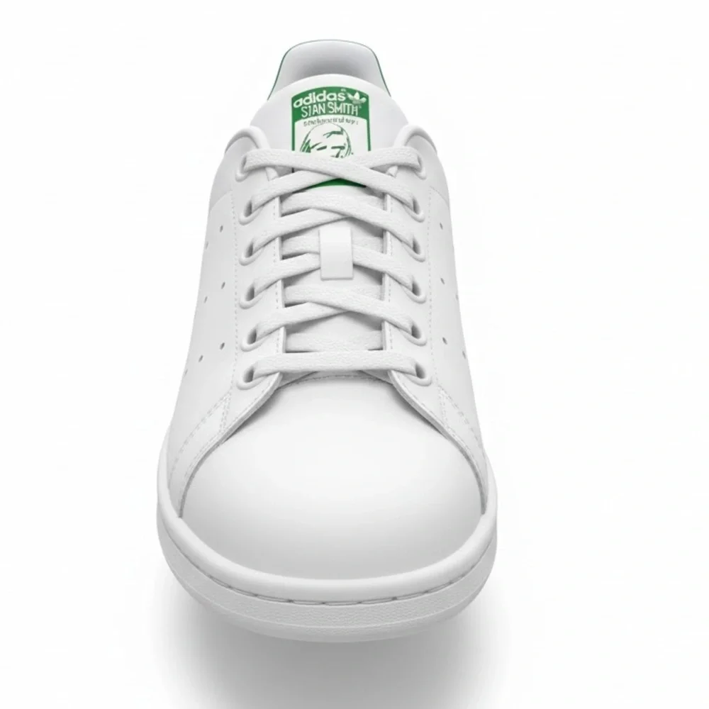 Adidas Stan Smith White and Green Classic Leather Sneakers Men’s Size 5